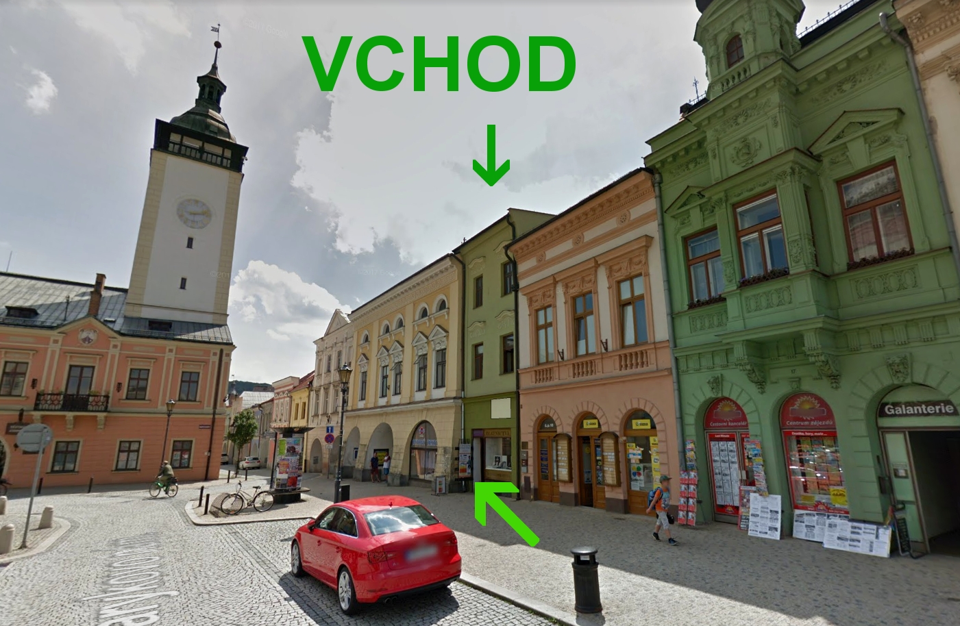 Vstup do kanceláře Tomáše Ličmana v Hranicích — otevřít adresu v Google Maps